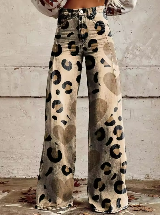 Odette | Authentieke Gedrukte Broek