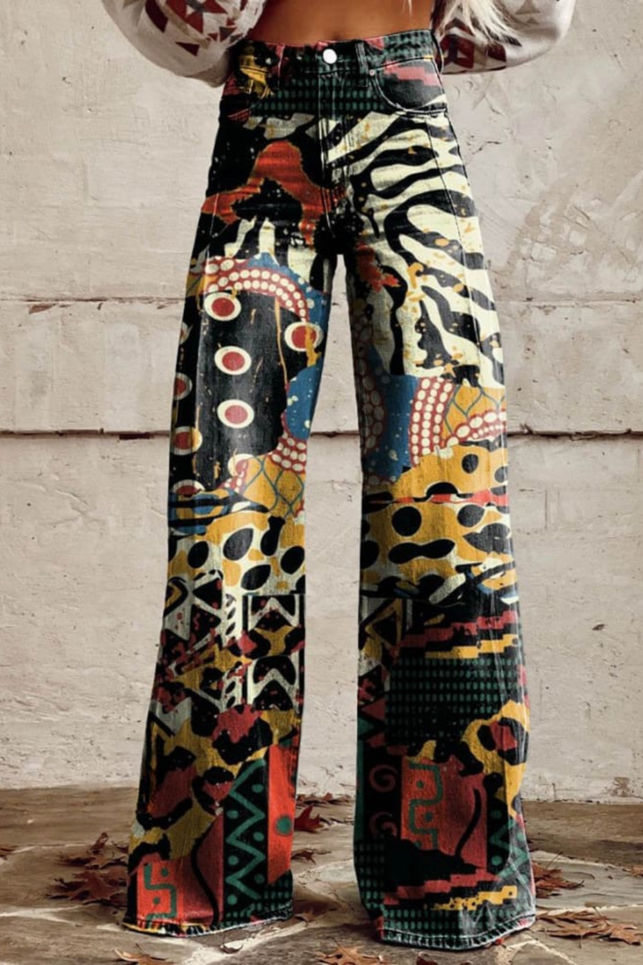 Béatrice | Boheemse Uitlopende Broek