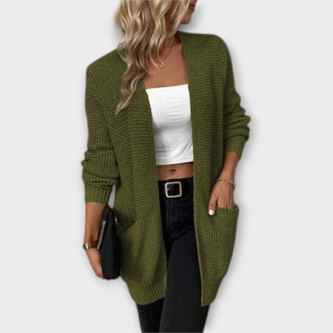 Nancy - Casual zwarte cardigan