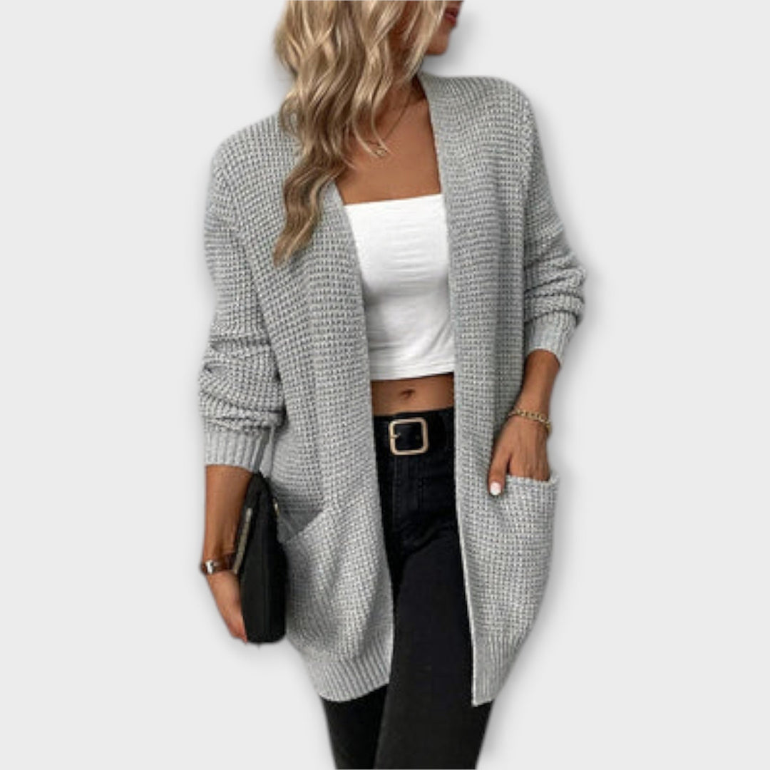 Nancy - Casual zwarte cardigan