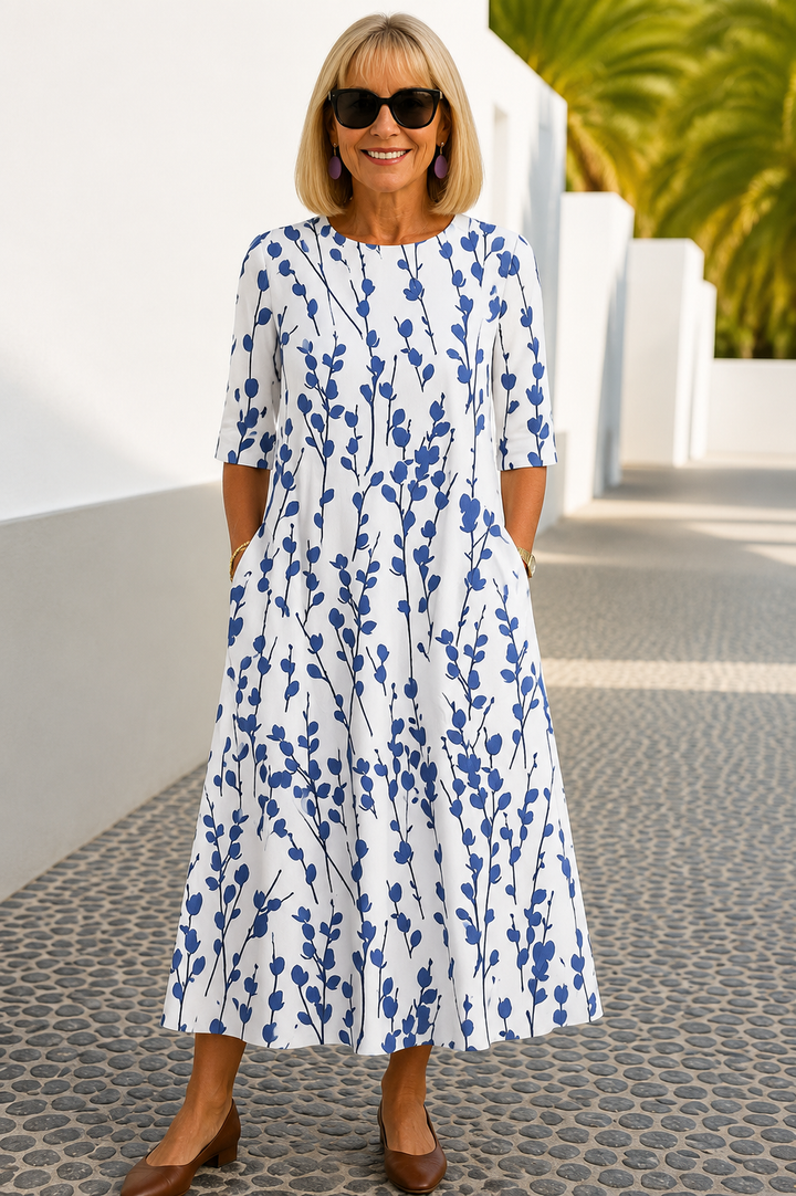 Annie | Jurk Coastal Bloom