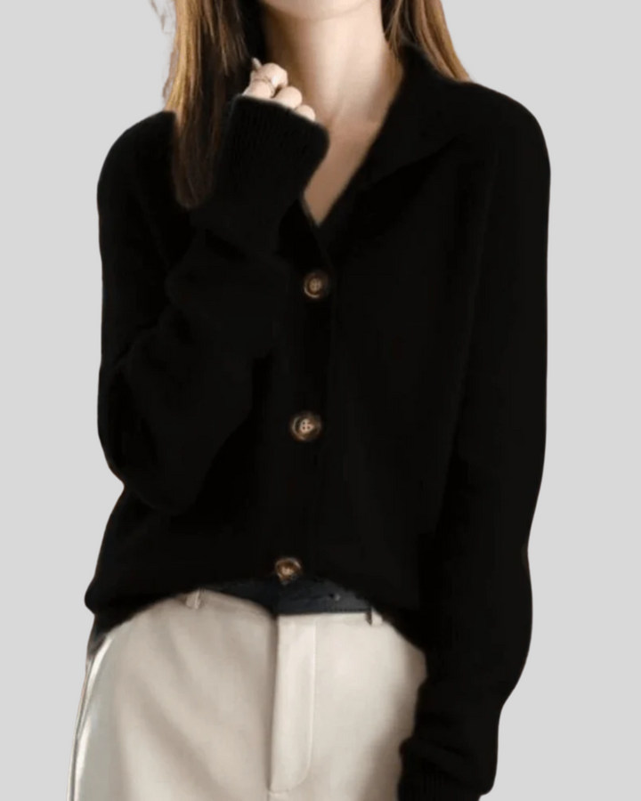 Stéphanie | Retro Stijl Kasjmier Cardigan