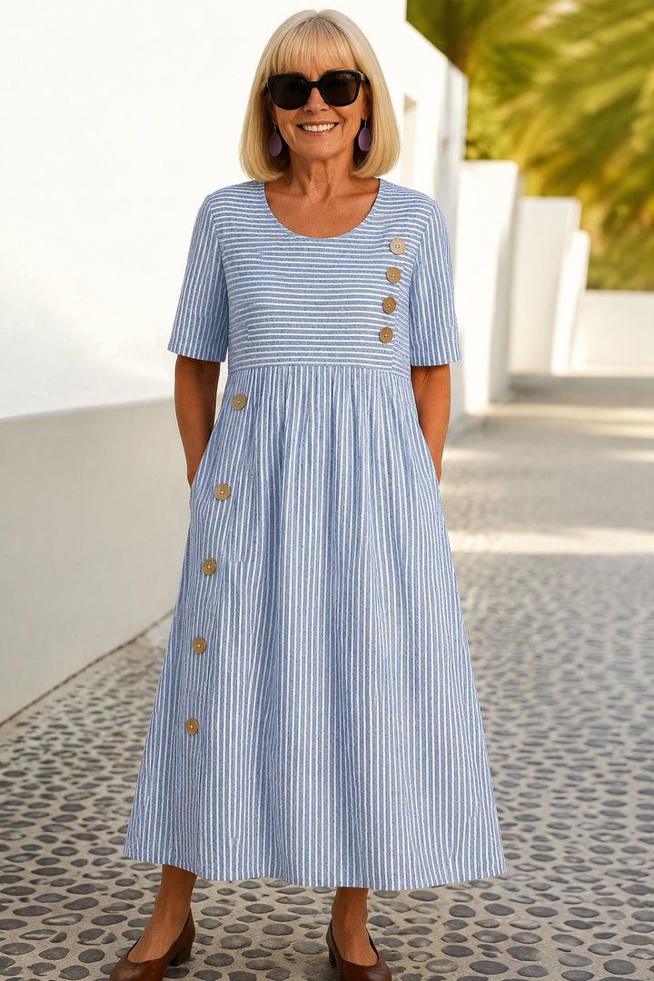 Sofia™ | Gestreepte zomerjurk