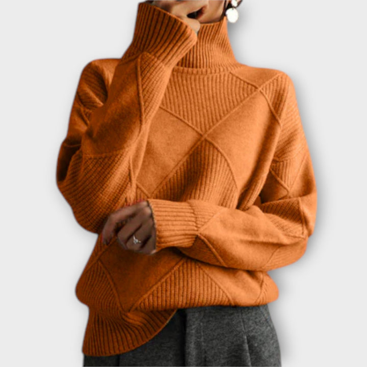 Melanie - Gele en comfortabele coltrui