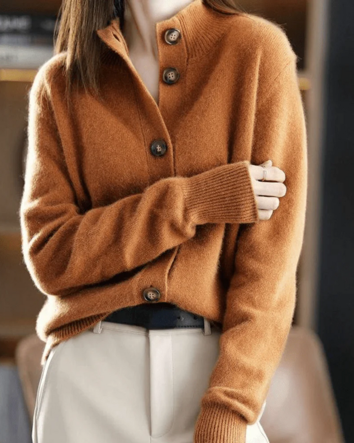 Stéphanie | Retro Stijl Kasjmier Cardigan