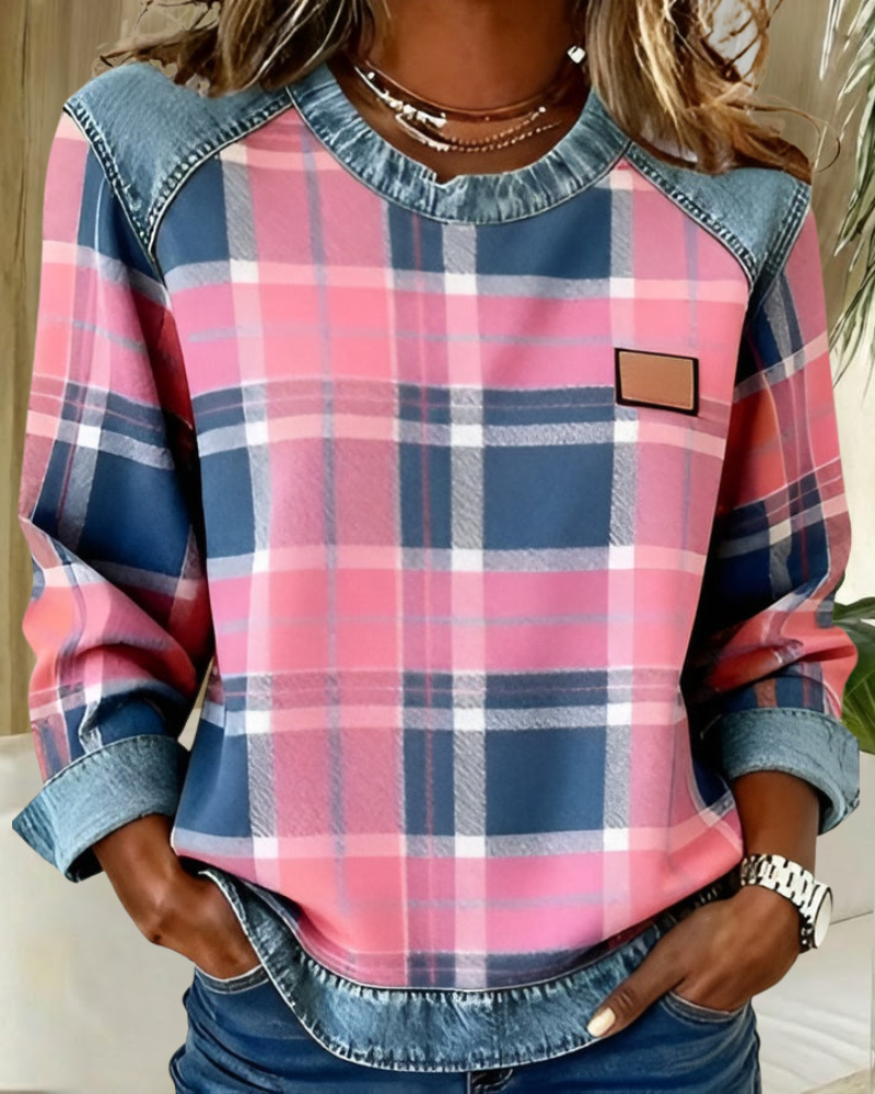 Avery - Casual Denim Trui