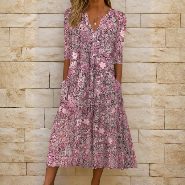Constance | V-hals Jurk