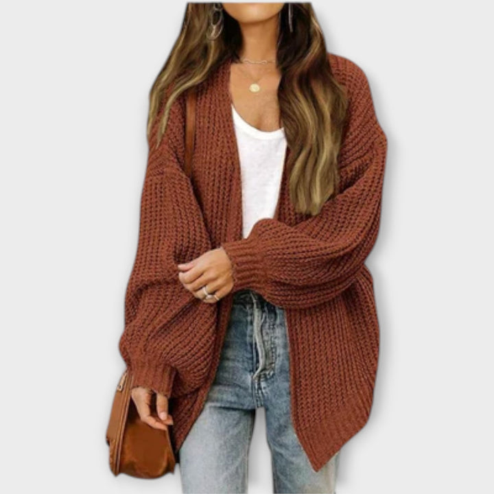 Leppa - Casual zwarte cardigan
