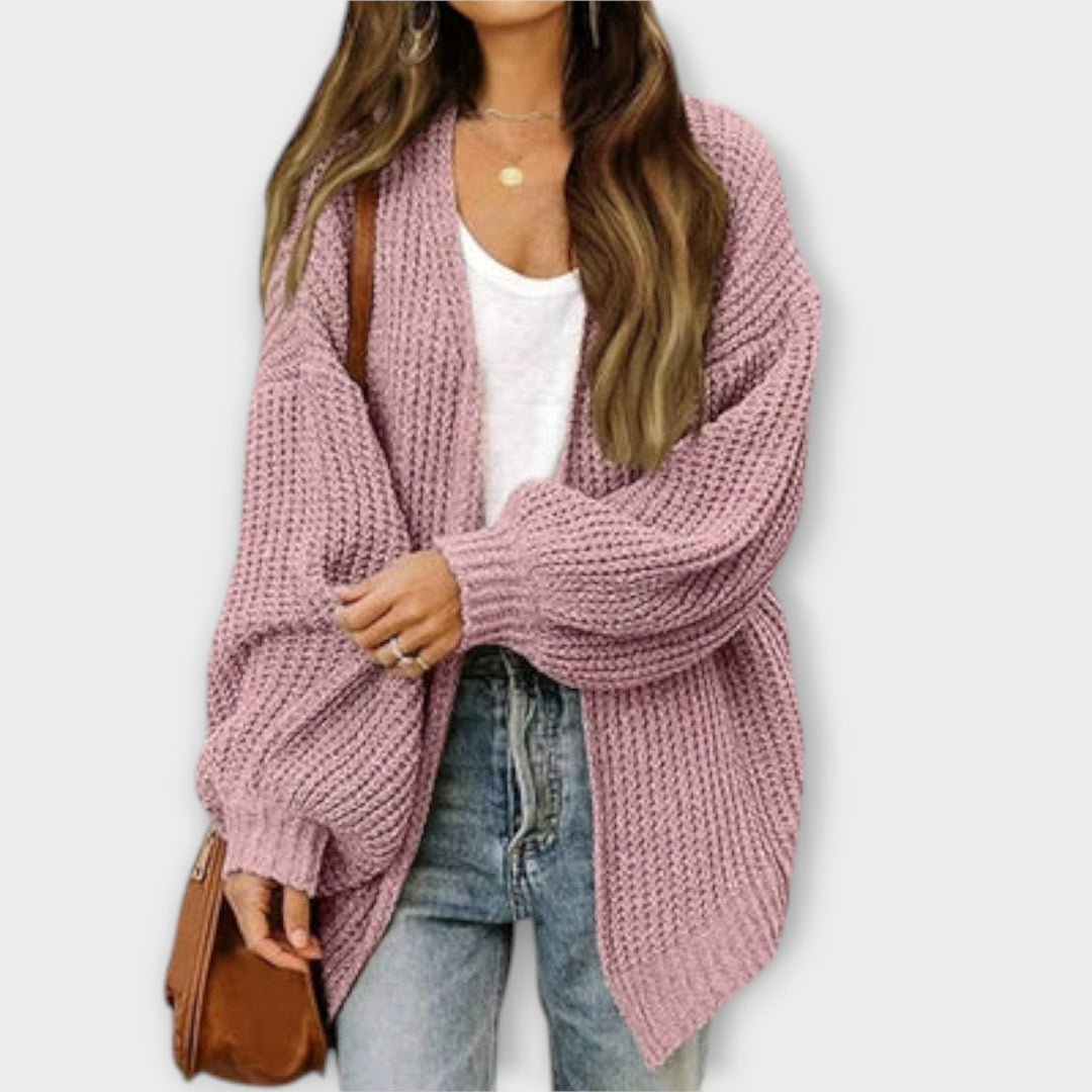 Leppa - Casual zwarte cardigan
