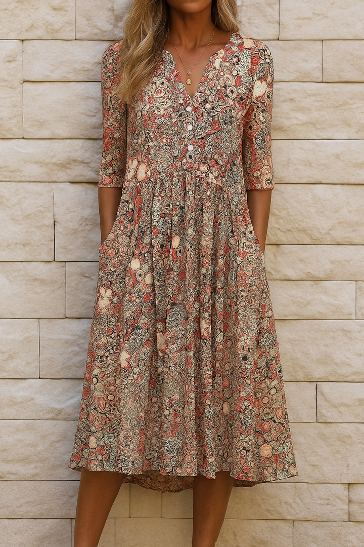 Constance | V-hals Jurk