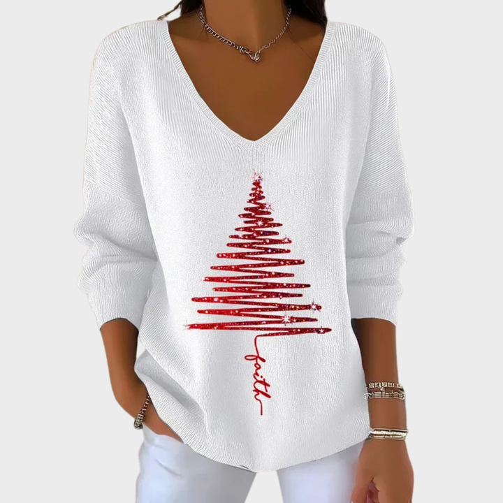 Nancy - Elegante Kersttrui