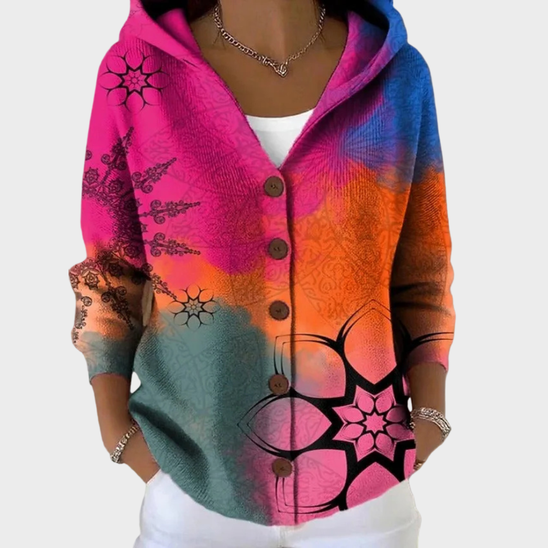 Cassidy - Lange en warme cardigan voor dames
