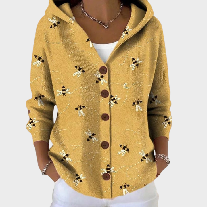Cassidy - Lange en warme cardigan voor dames