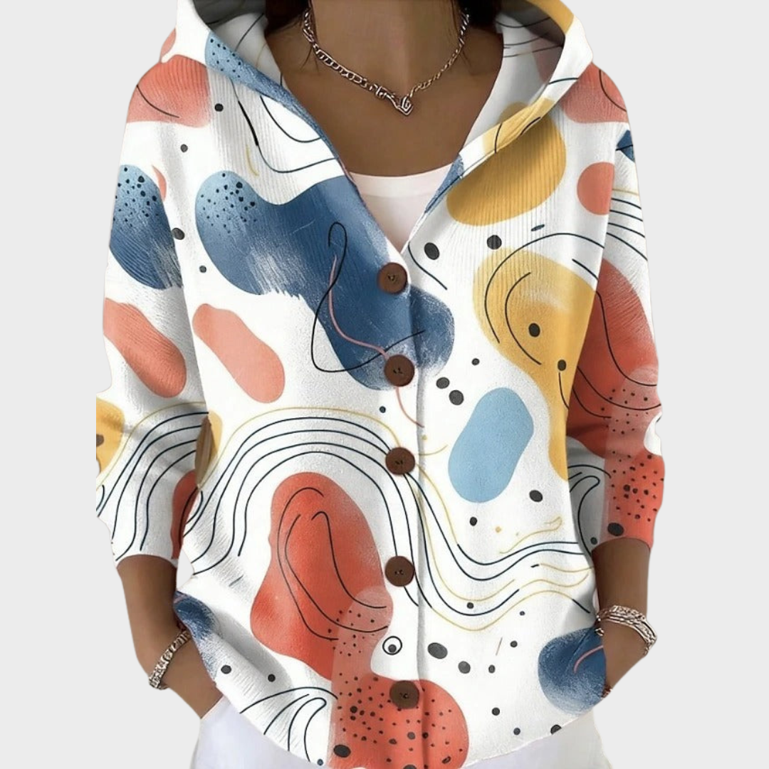 Cassidy - Lange en warme cardigan voor dames