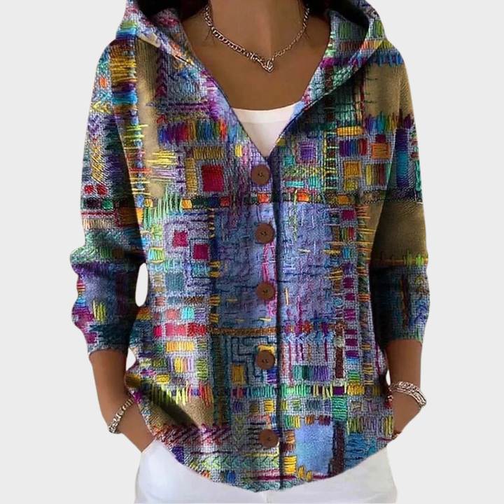 Cassidy - Lange en warme cardigan voor dames