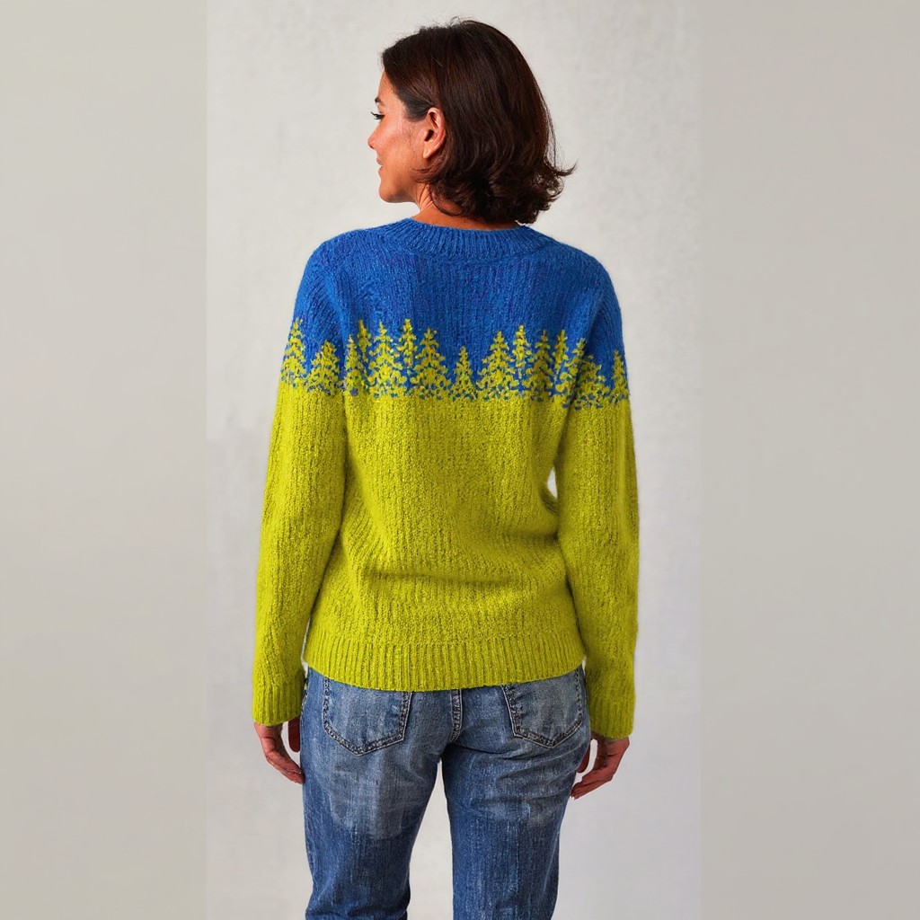 Faustine | Vintage gebreide trui