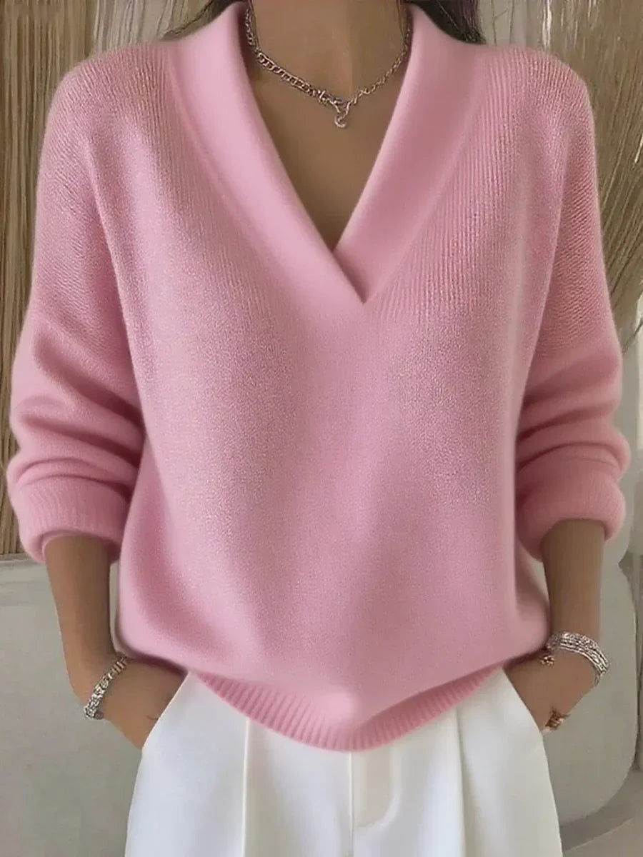 Faye - V-hals Trui Elegant