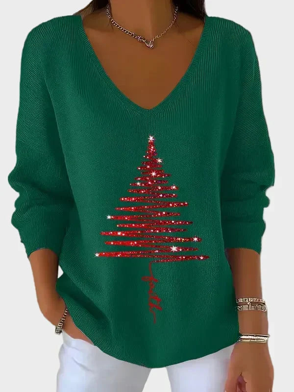 Nancy - Elegante Kersttrui