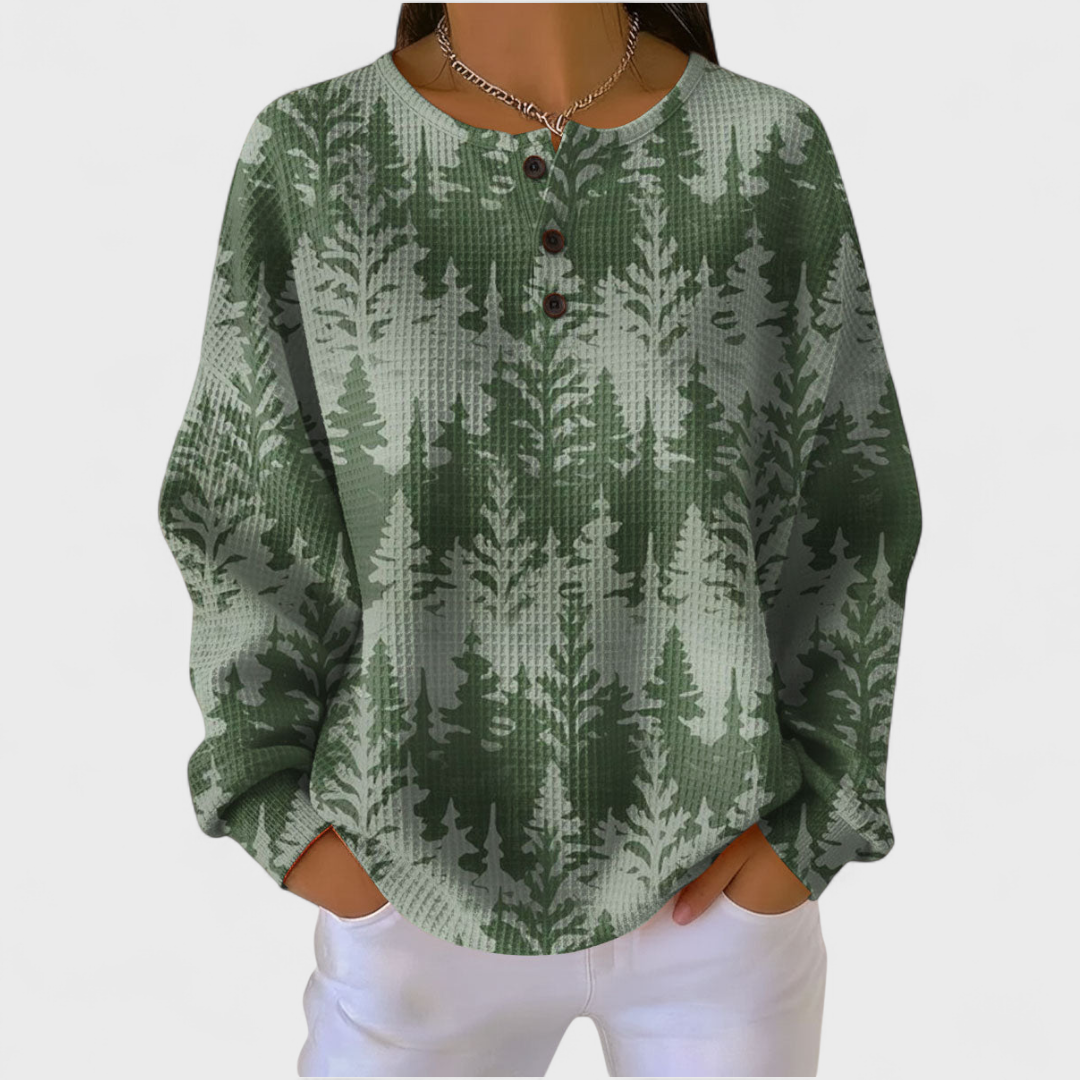 Margaux | Sweatshirt met klassiek boommotief