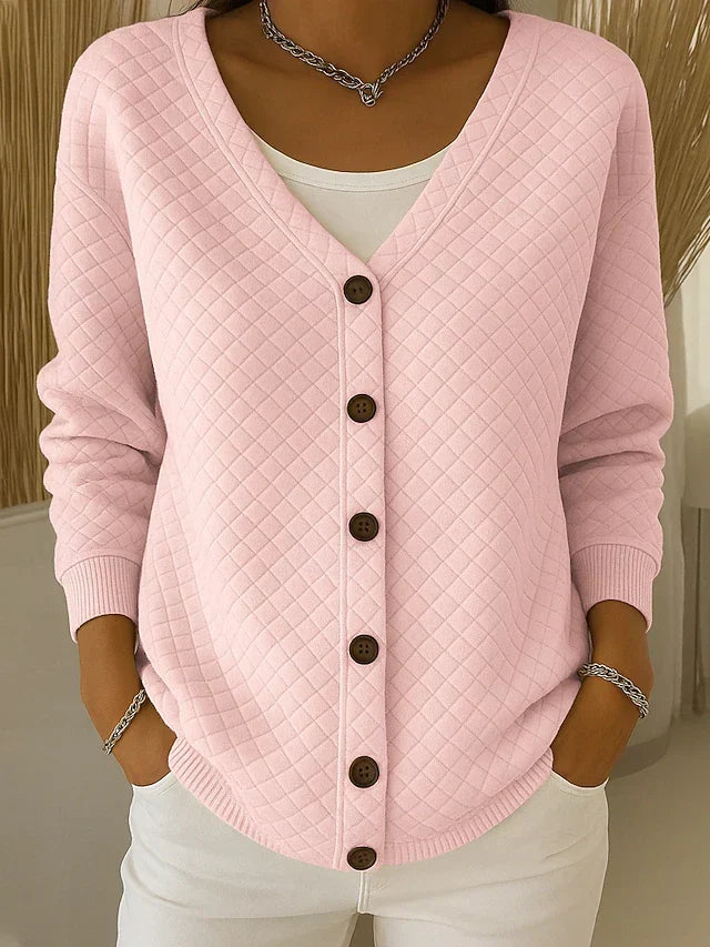 Janice - Elegante Textuur Cardigan