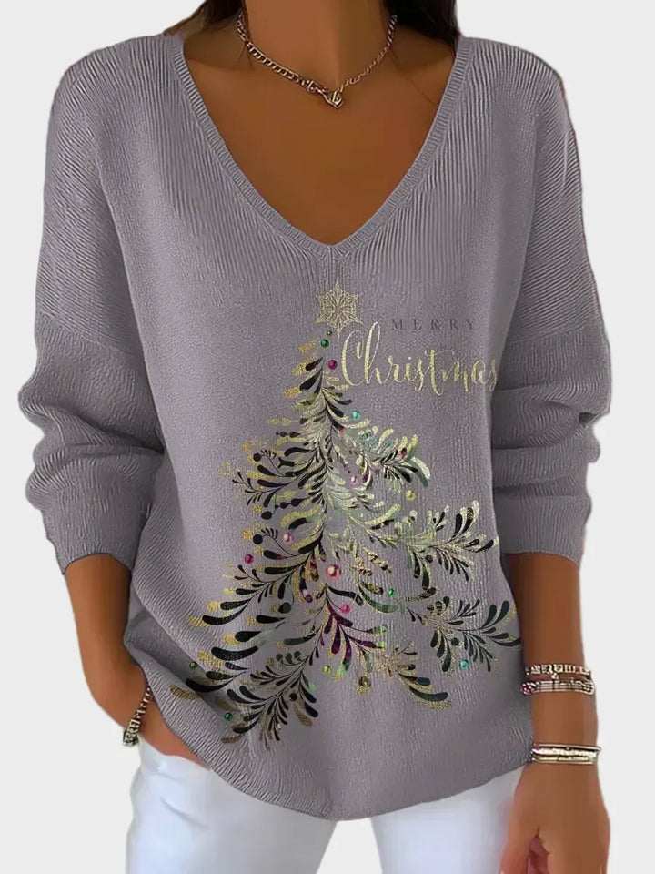 Nancy - Elegante Kersttrui