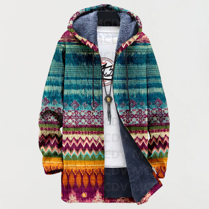 Julia - Vest met Etnisch Patroon