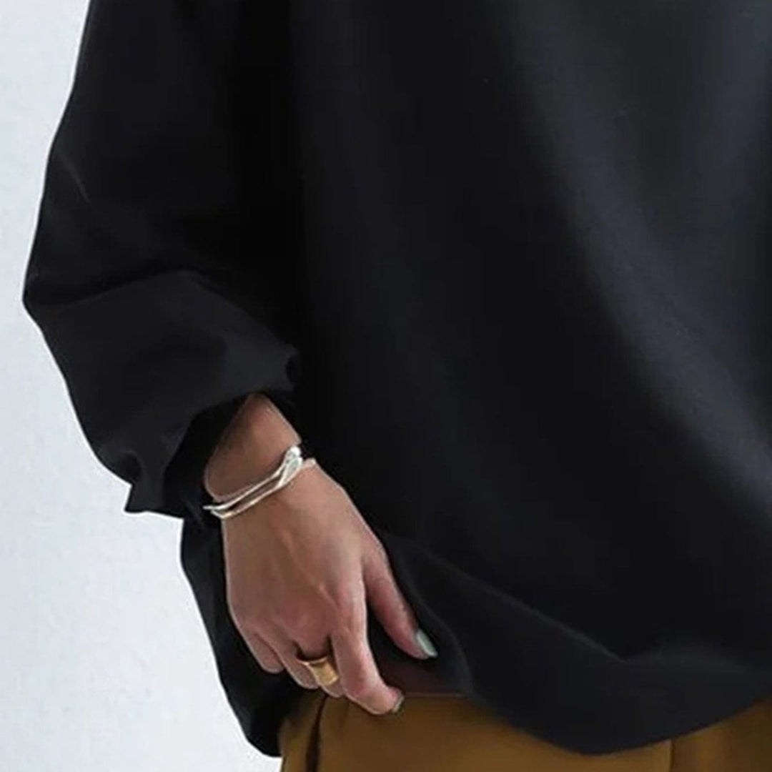Christine | Casual top met hoge hals