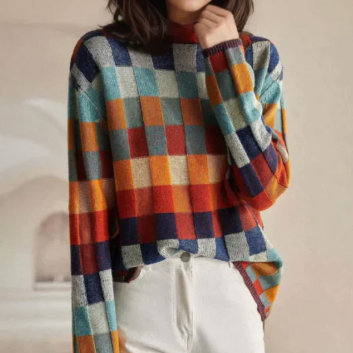 Françoise | Comfortabele retro trui
