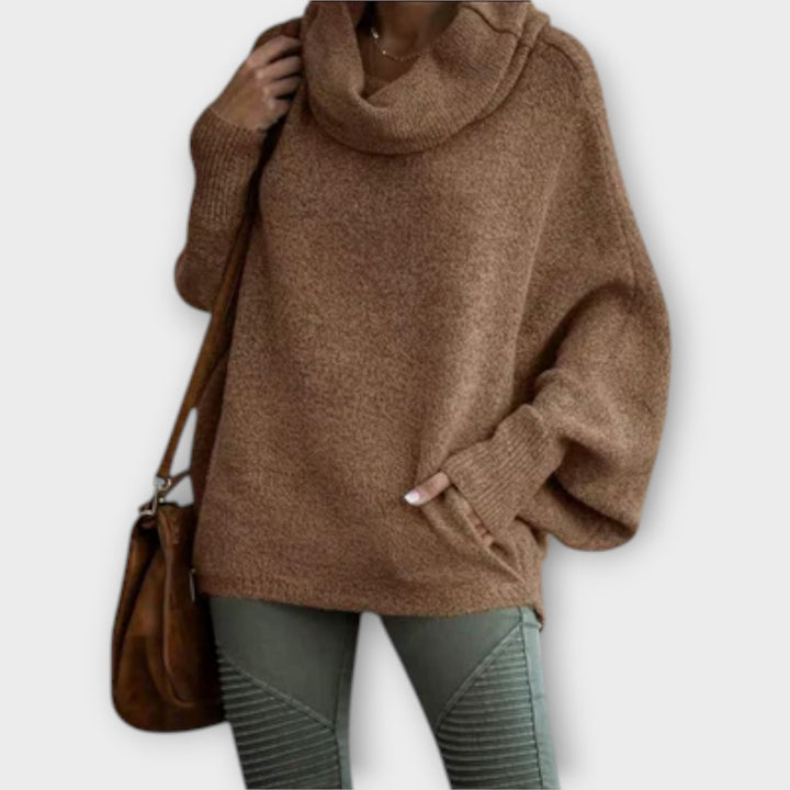 Ulrike - Elegante beige coltrui