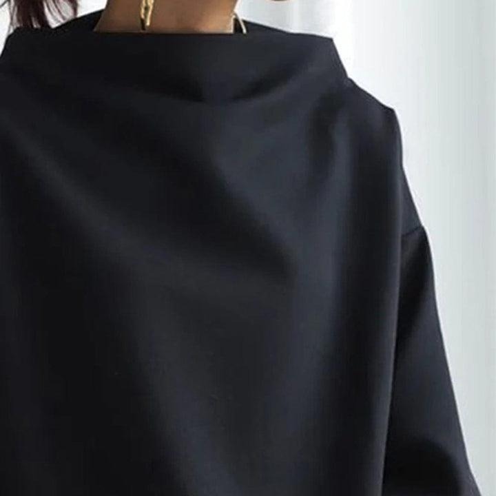Christine | Casual top met hoge hals