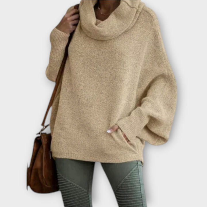 Ulrike - Elegante beige coltrui