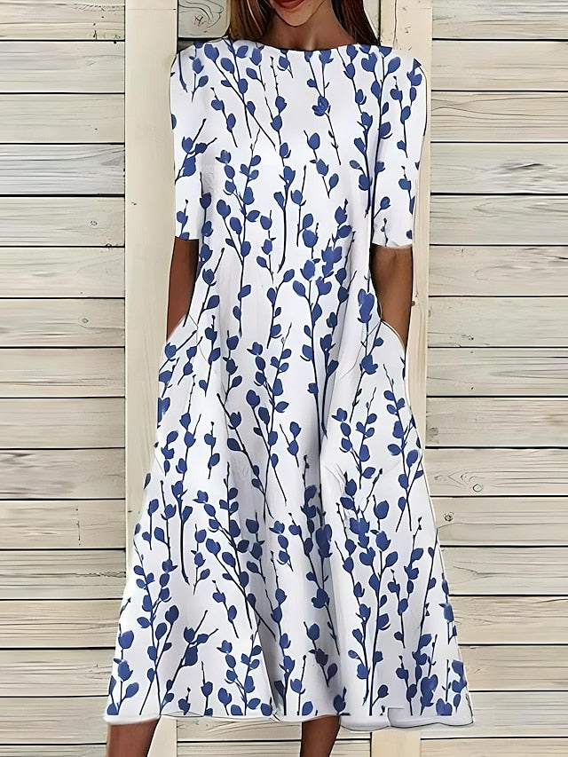 Annie | Jurk Coastal Bloom
