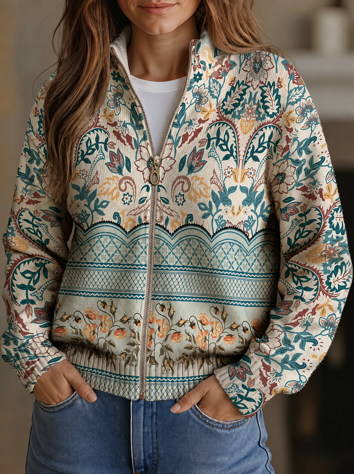 Caterina™ | Vintage Bloemige Botanische Borderprint