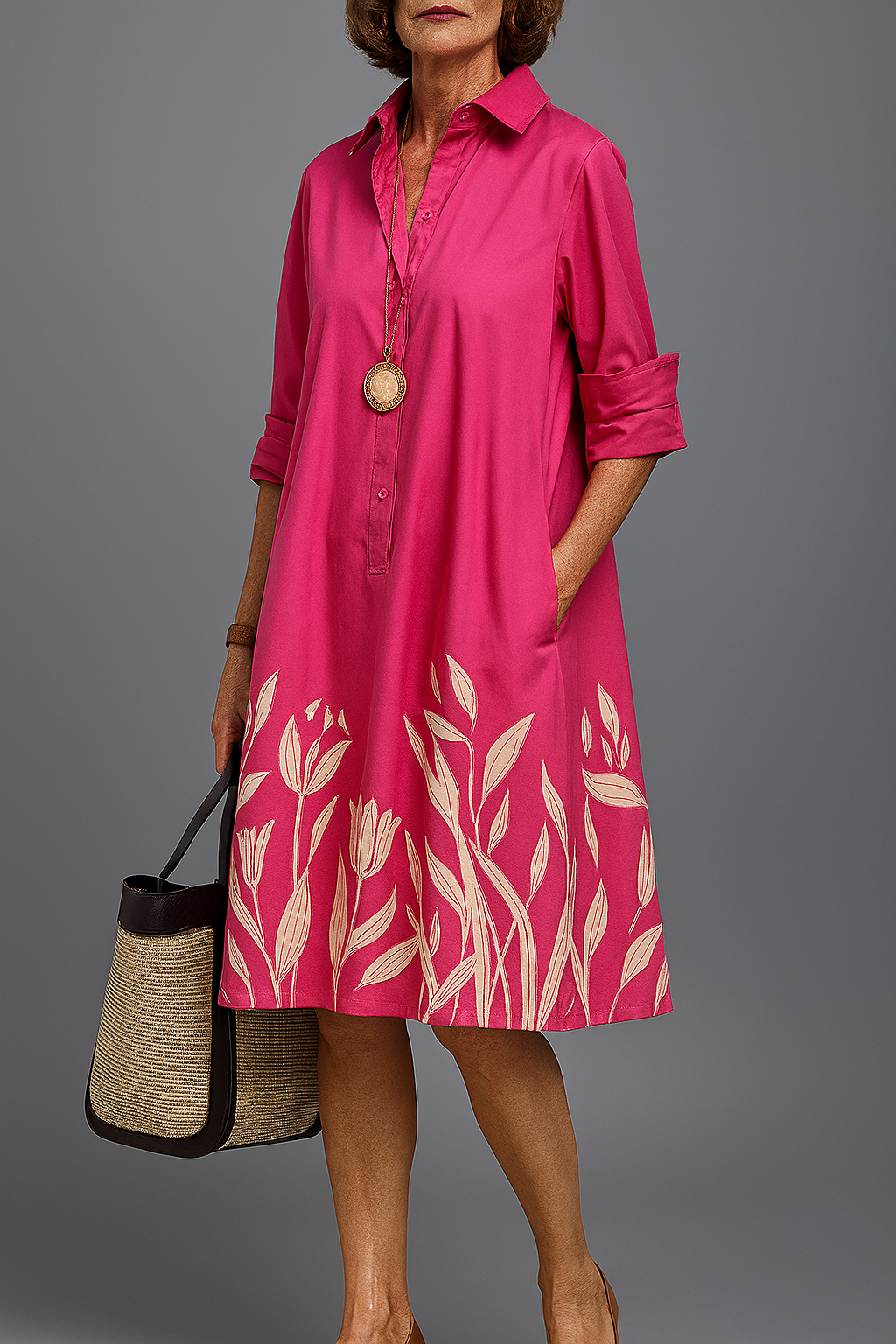 Arabella | Moderne Midi Jurk