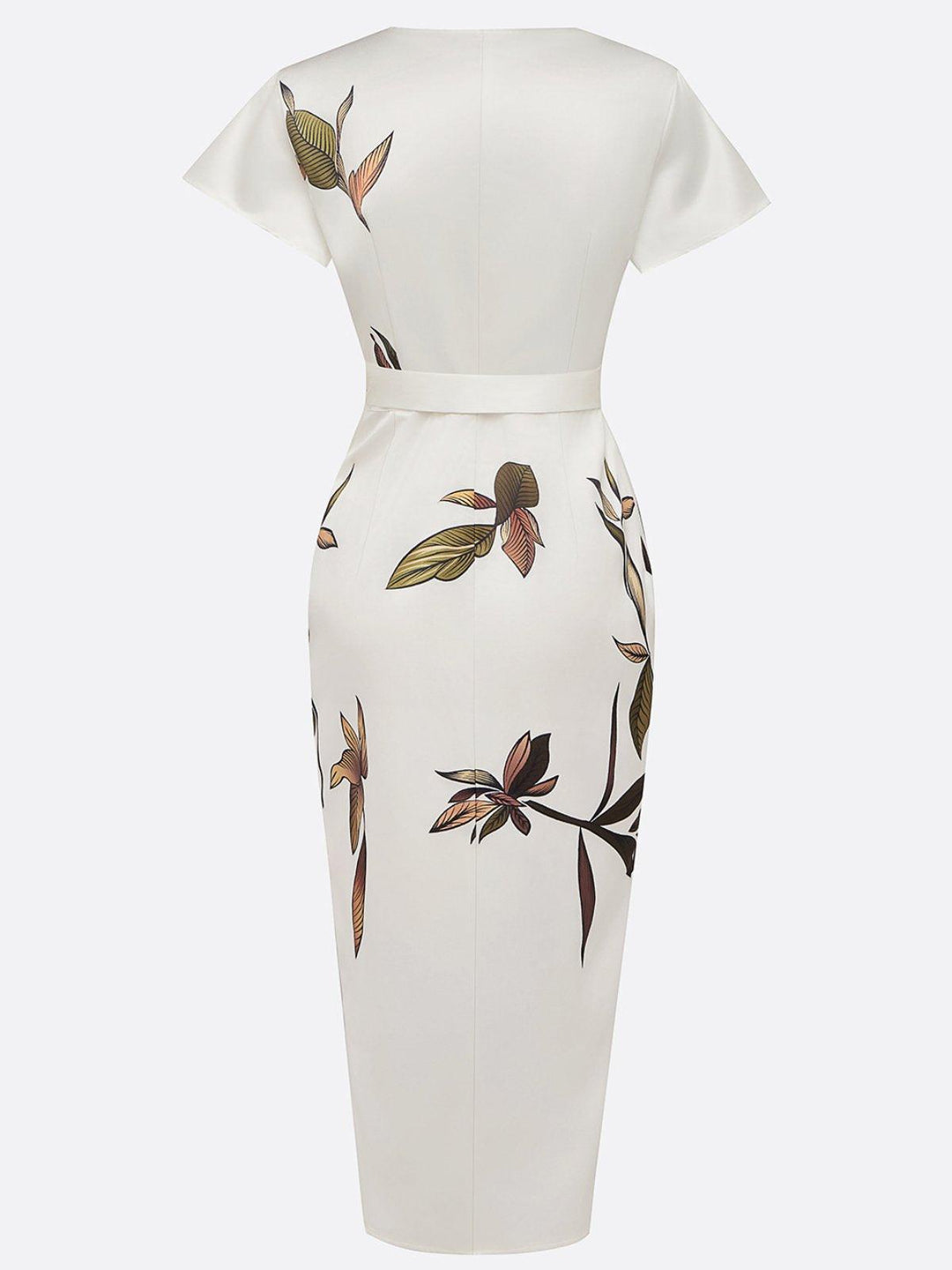Amelia | Elegante bloemenportefeuille jurk