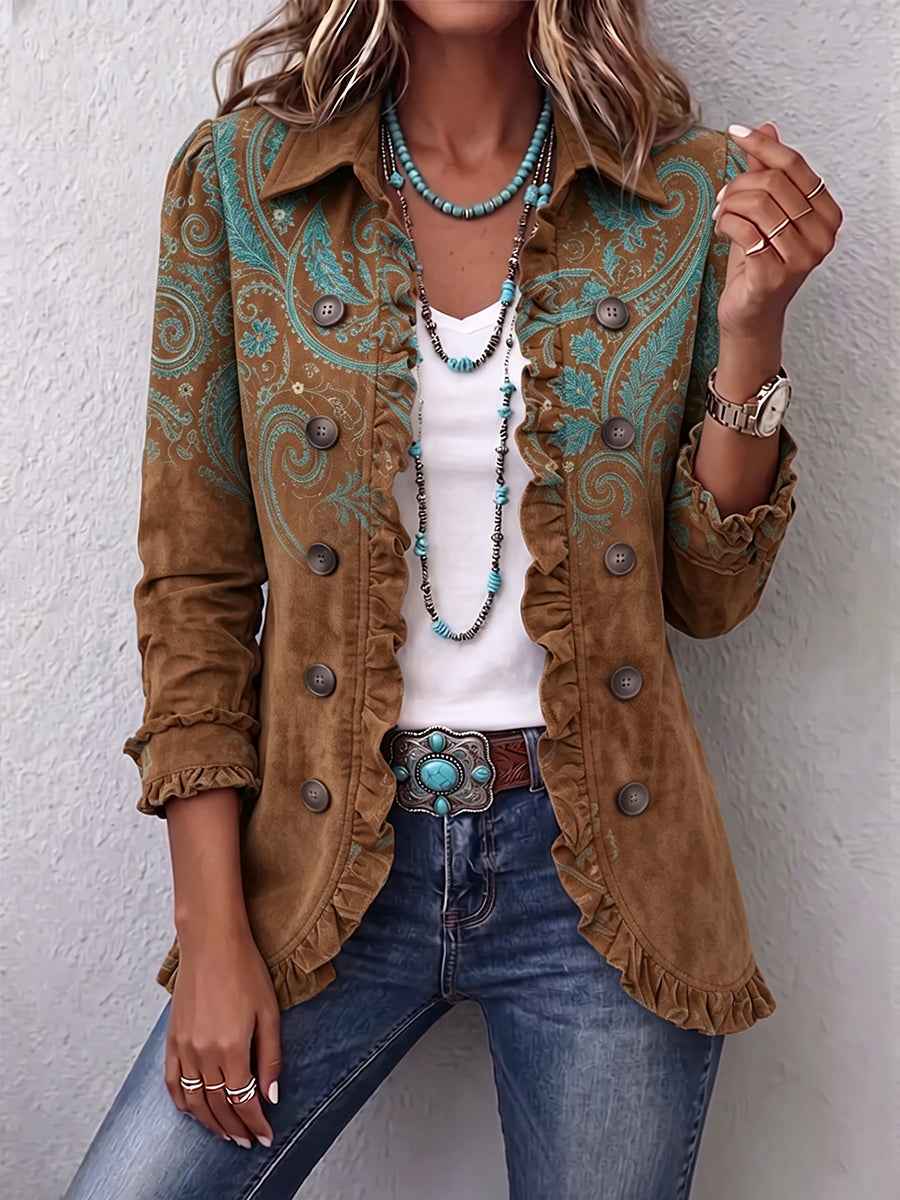Paula | Rimpeljack met paisleymotief