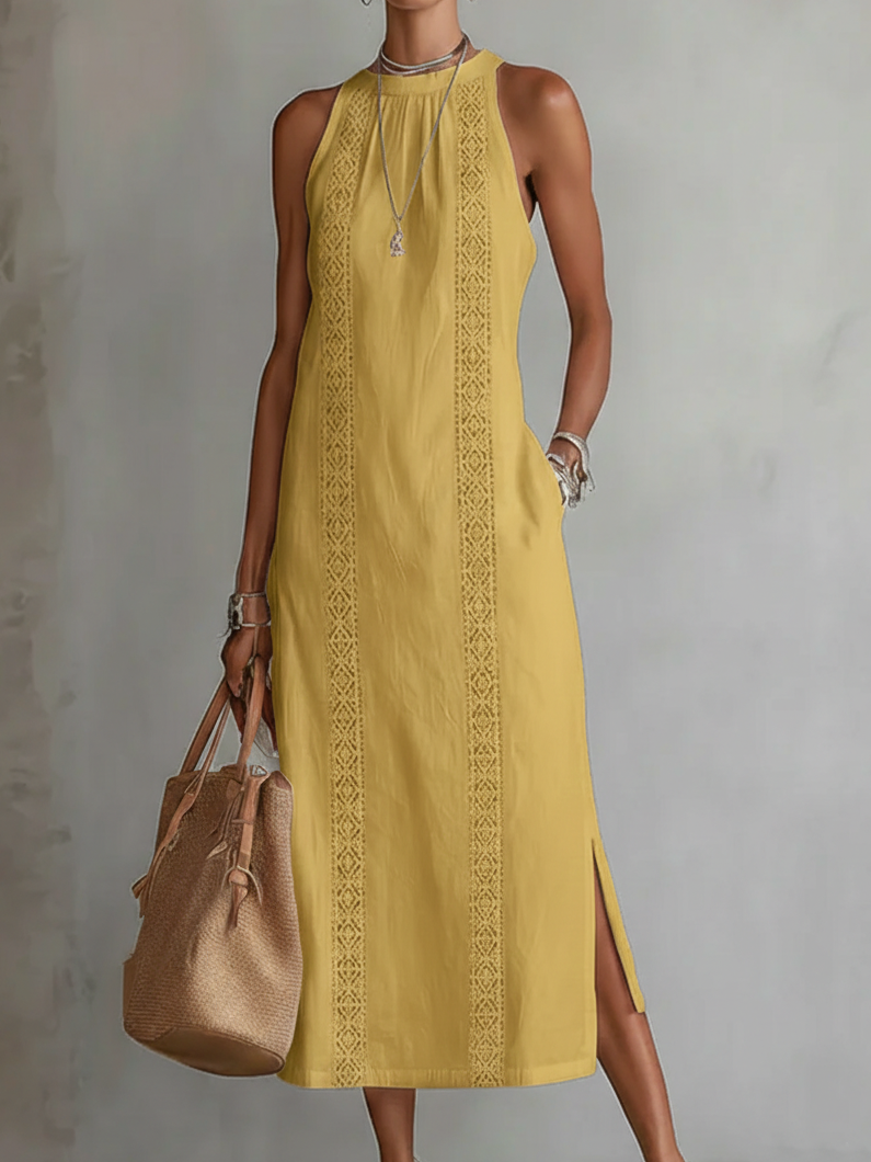 Chloe | Elegante Midi Zomerjurk