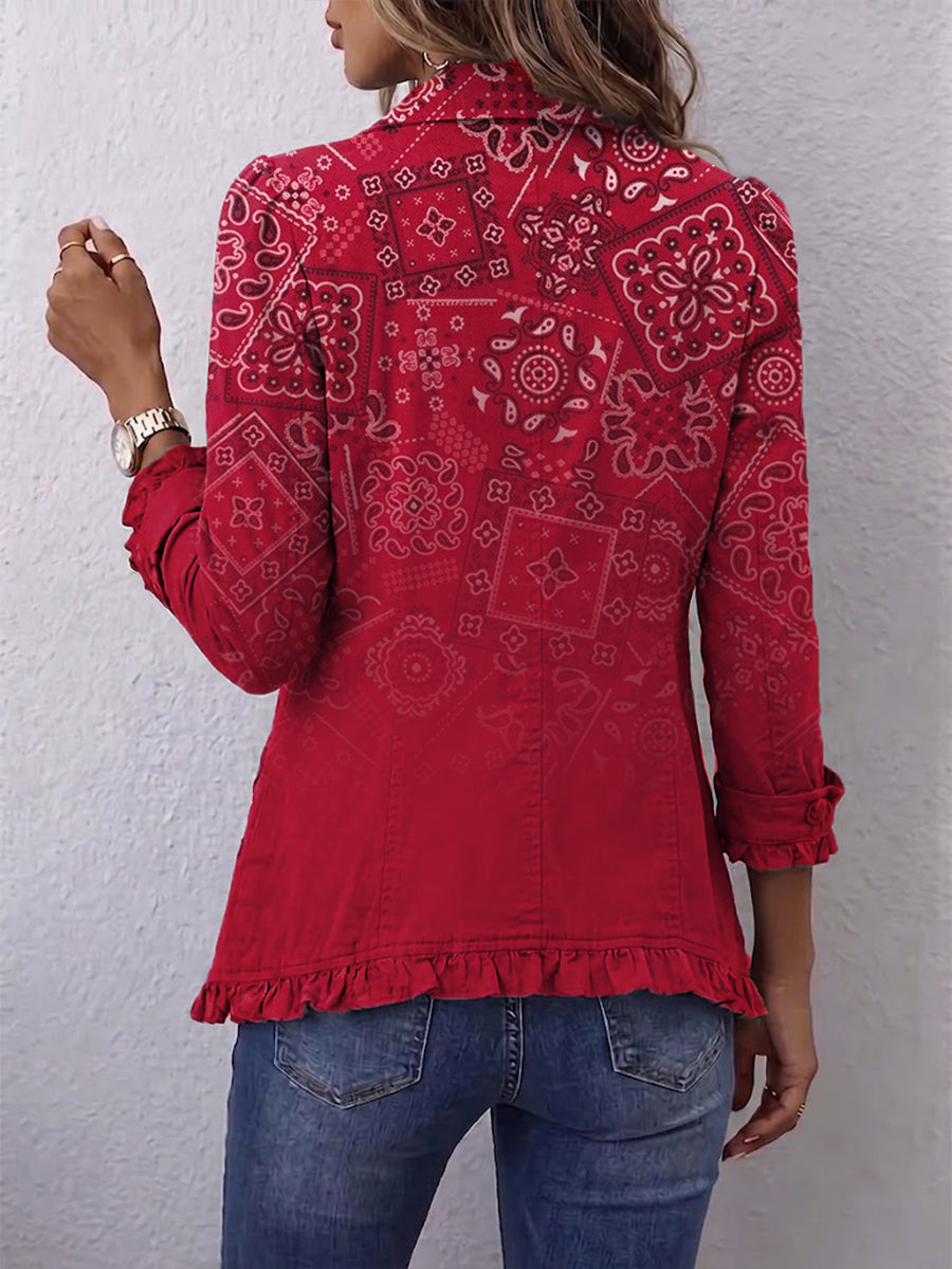 Leonie | Bohemian-Rimpeljack met Paisley-Ombre